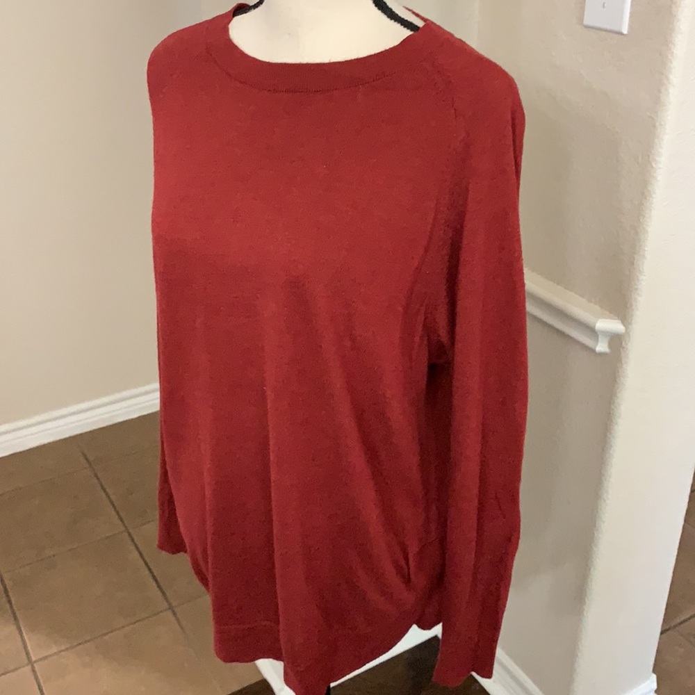 Loft solid red sweater - Picture 11 of 17